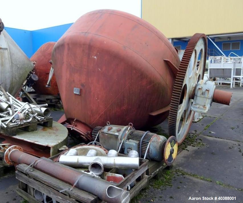 Used 235 Cubic Feet Klein Double Cone Vacuum Dryer