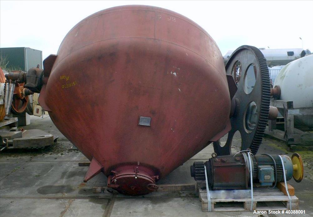 Used 235 Cubic Feet Klein Double Cone Vacuum Dryer
