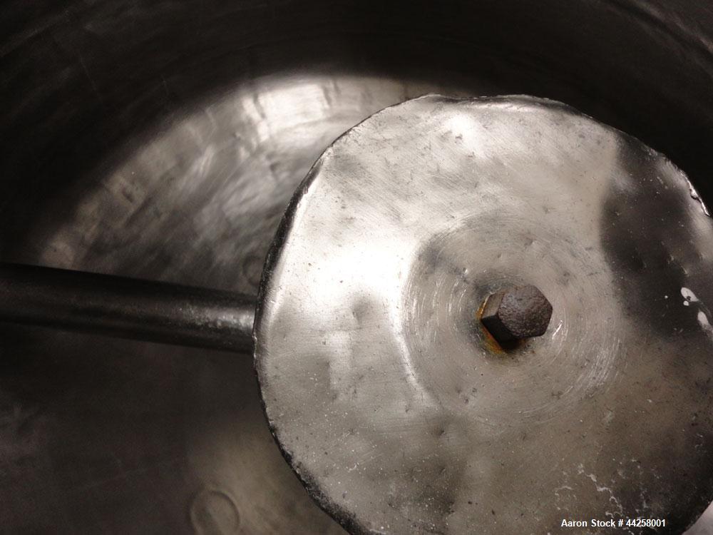 Used Patterson Industries Conaform Double Cone Vacuum Dryer, Model 124, 8.7 Cubic Feet Working Capacity (12.4 Total), 304 Stainless Steel. 36" Diameter x 9" straight side x 17" cones. Internal rated ...