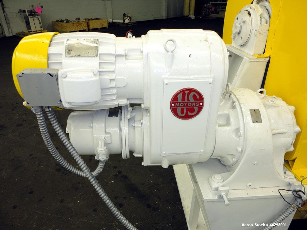 Used Patterson Industries Conaform Double Cone Vacuum Dryer, Model 124, 8.7 Cubic Feet Working Capacity (12.4 Total), 304 Stainless Steel. 36" Diameter x 9" straight side x 17" cones. Internal rated ...