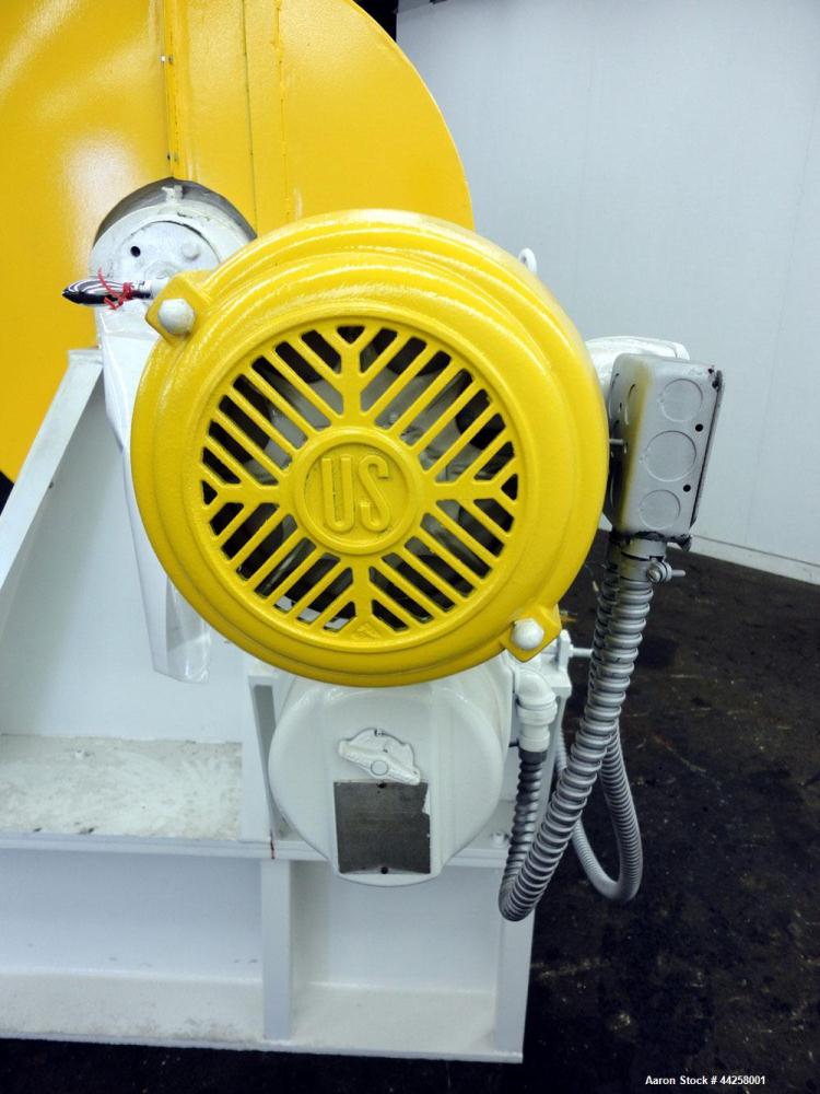 Used Patterson Industries Conaform Double Cone Vacuum Dryer, Model 124, 8.7 Cubic Feet Working Capacity (12.4 Total), 304 Stainless Steel. 36" Diameter x 9" straight side x 17" cones. Internal rated ...