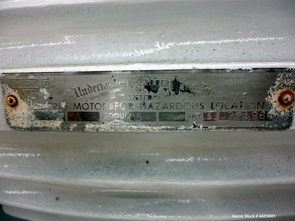 Used Patterson Industries Conaform Double Cone Vacuum Dryer, Model 124, 8.7 Cubic Feet Working Capacity (12.4 Total), 304 Stainless Steel. 36" Diameter x 9" straight side x 17" cones. Internal rated ...