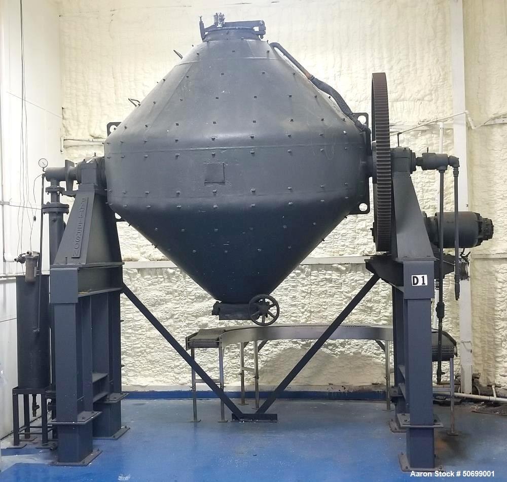 Used Patterson Double Cone Conaform Dryer, Model 1890