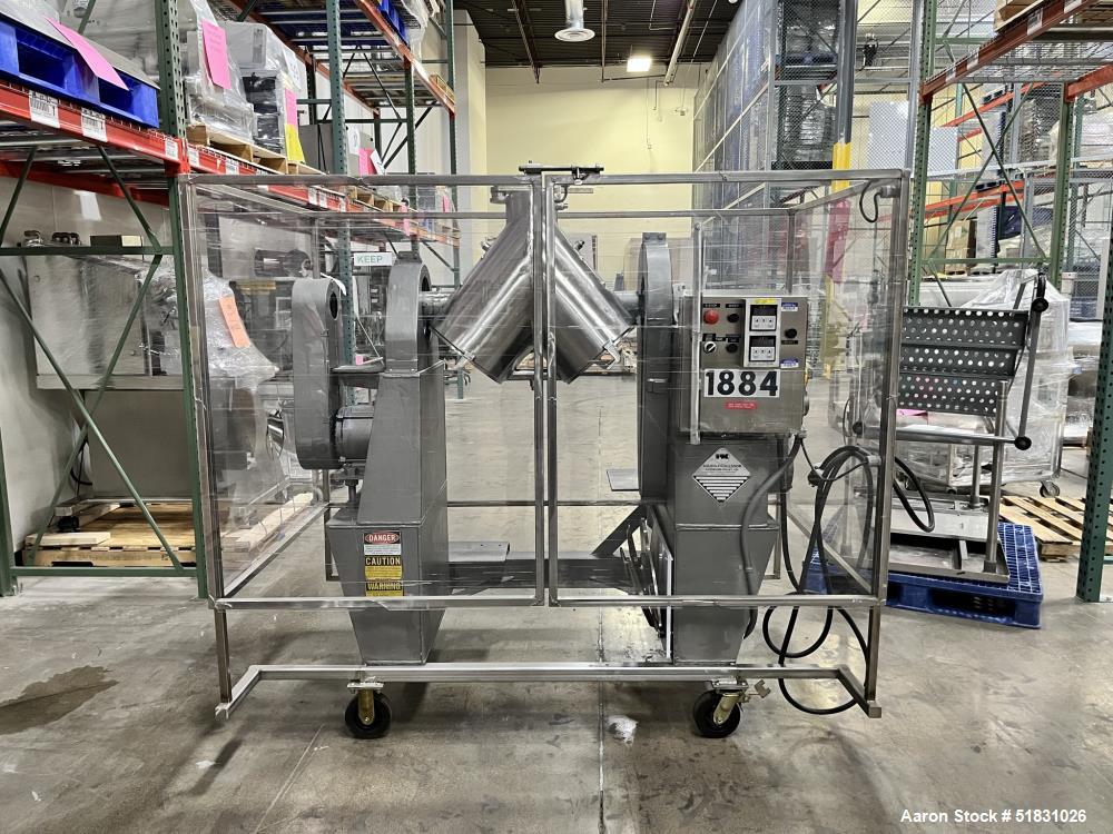 Used Patterson-Kelley 1-Cubic Foot Solids Processor. Jacketed shell rated for 30 psi @ 250 degrees F. 3/60/460V.