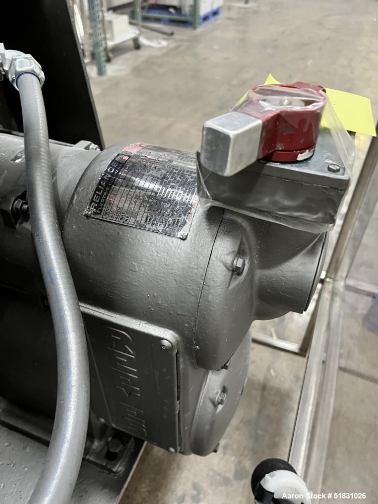Used Patterson-Kelley 1-Cubic Foot Solids Processor. Jacketed shell rated for 30 psi @ 250 degrees F. 3/60/460V.