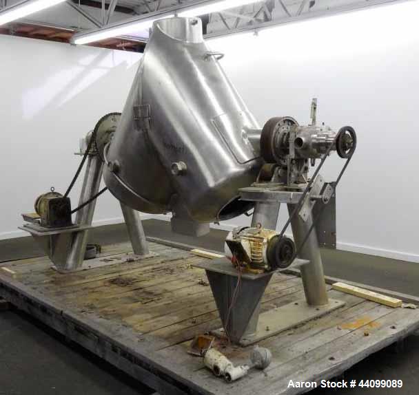 Used Stainless Steel Patterson Kelley Twin Shell Solids Processor