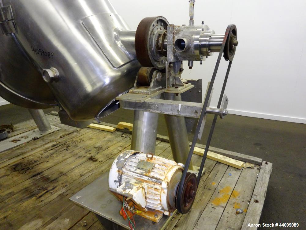 Used Stainless Steel Patterson Kelley Twin Shell Solids Processor