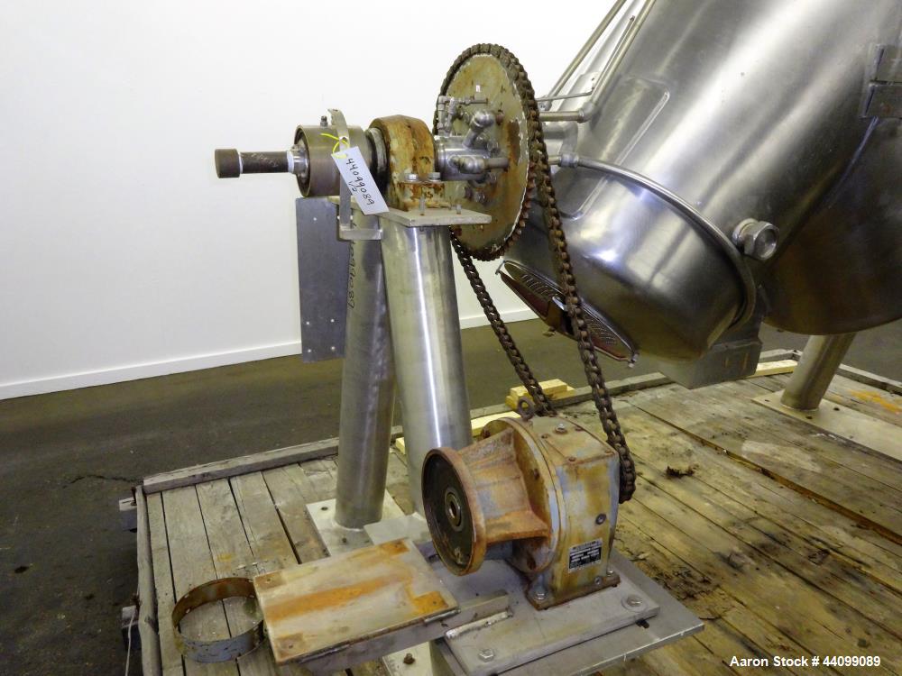 Used Stainless Steel Patterson Kelley Twin Shell Solids Processor
