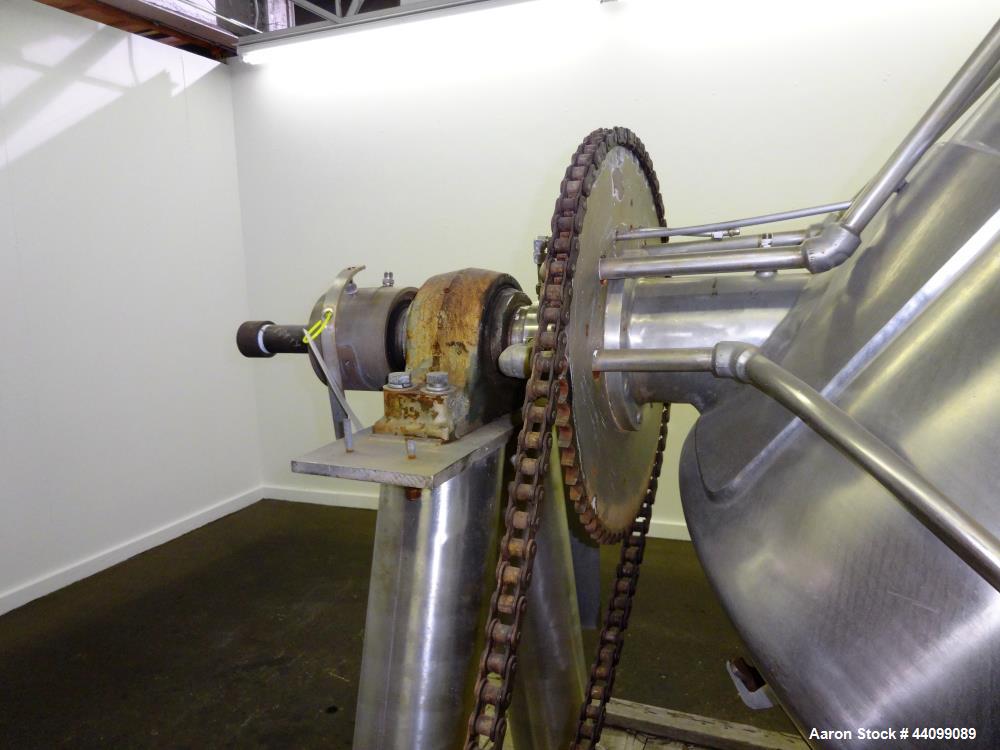 Used Stainless Steel Patterson Kelley Twin Shell Solids Processor