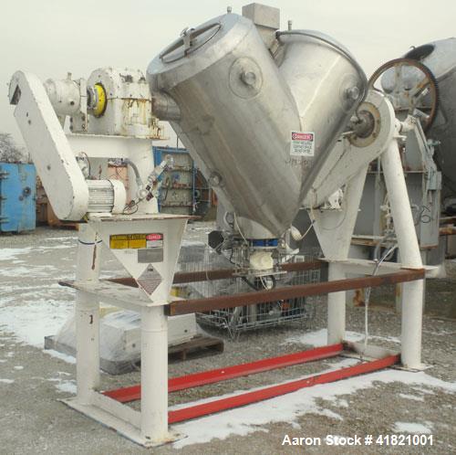 Used Stainless Steel Patterson Kelley Twin Shell Solids Processor