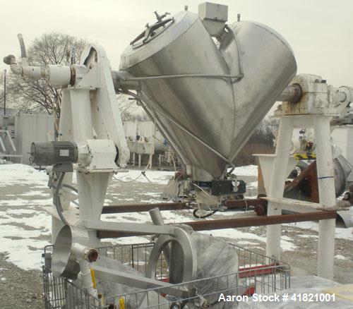 Used Stainless Steel Patterson Kelley Twin Shell Solids Processor