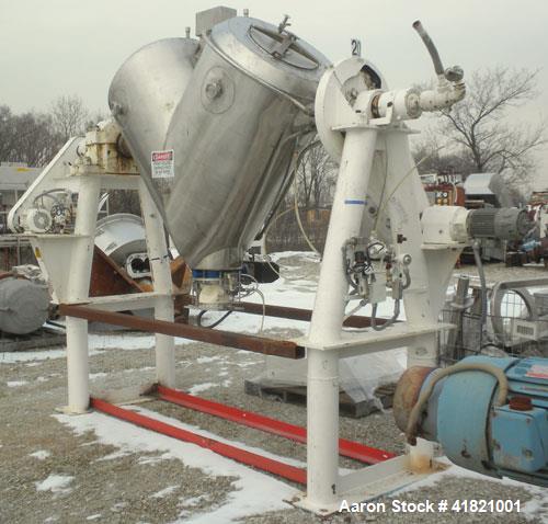 Used Stainless Steel Patterson Kelley Twin Shell Solids Processor