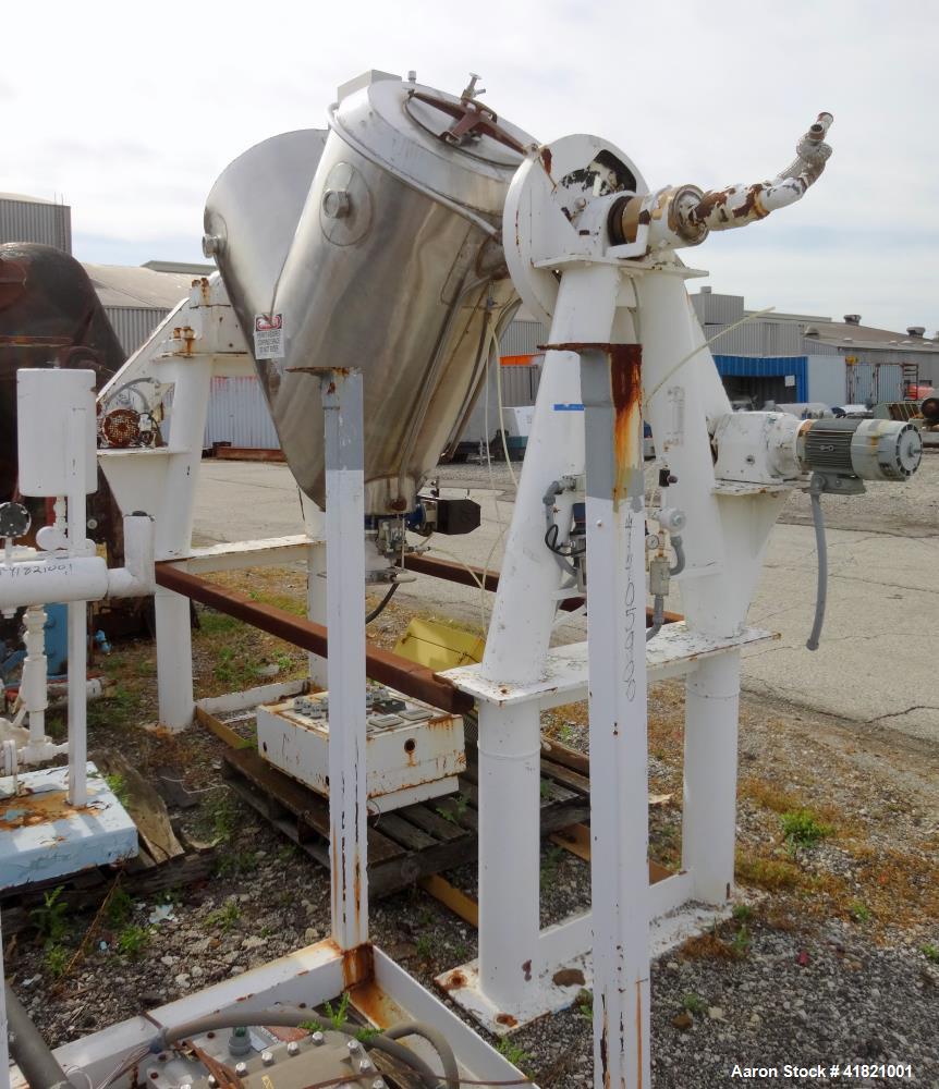Used Stainless Steel Patterson Kelley Twin Shell Solids Processor