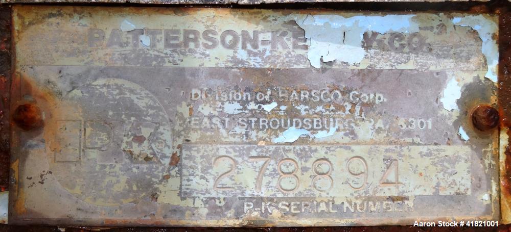 Used Stainless Steel Patterson Kelley Twin Shell Solids Processor