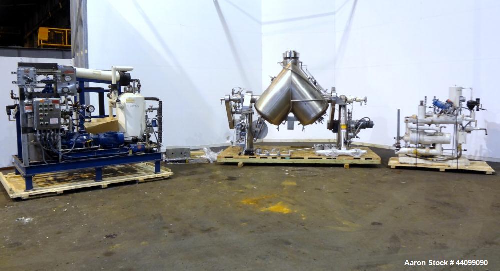 Used Stainless Steel Patterson Kelley Twin Shell Solids Processor