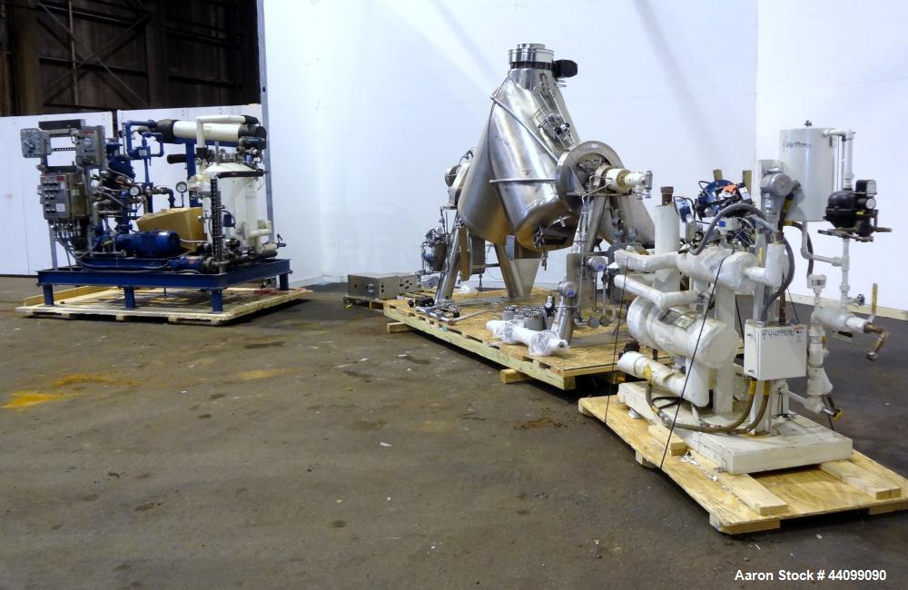 Used Stainless Steel Patterson Kelley Twin Shell Solids Processor