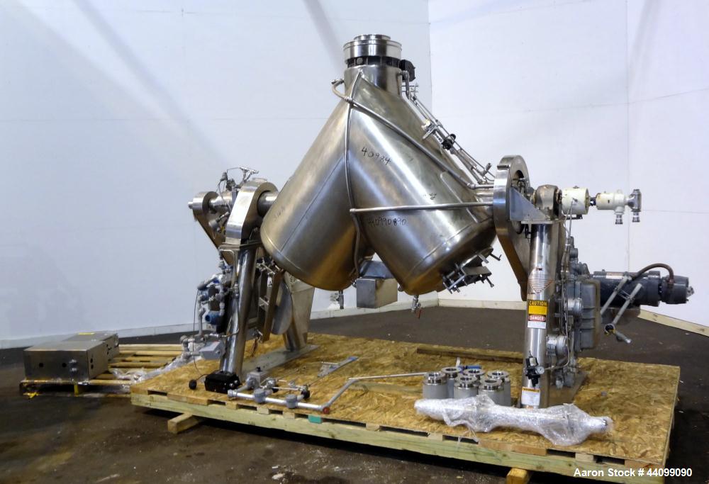 Used Stainless Steel Patterson Kelley Twin Shell Solids Processor