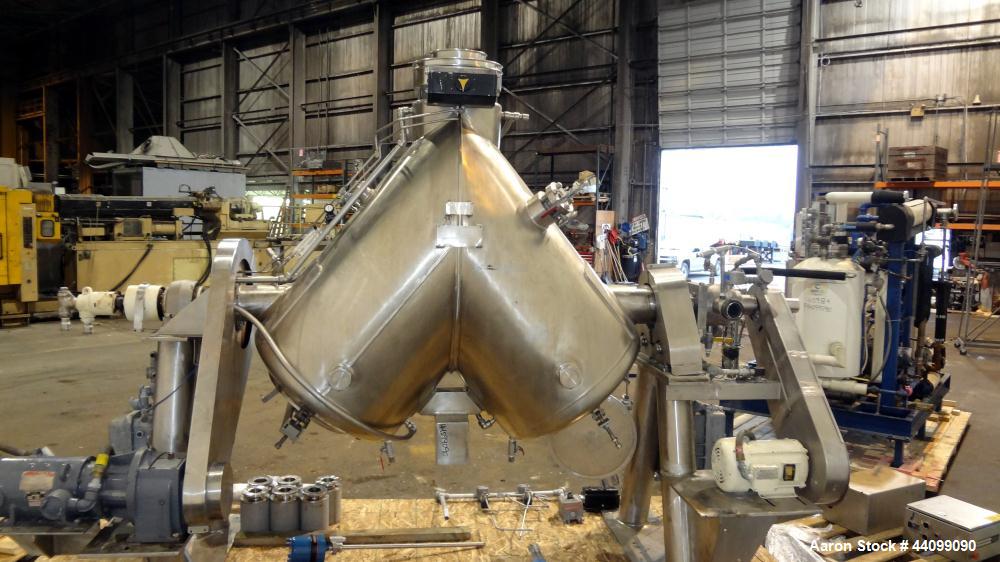 Used Stainless Steel Patterson Kelley Twin Shell Solids Processor