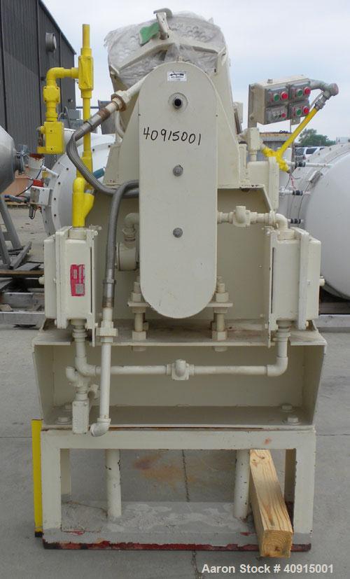 Used Patterson Kelley Twin Shell Solids Processor, 2 cubic feet, 304 stainless steel. Maximum material density 100 pounds per cubic foot. Internal rated full vacuum, carbon steel jacket rated 30 psi ...
