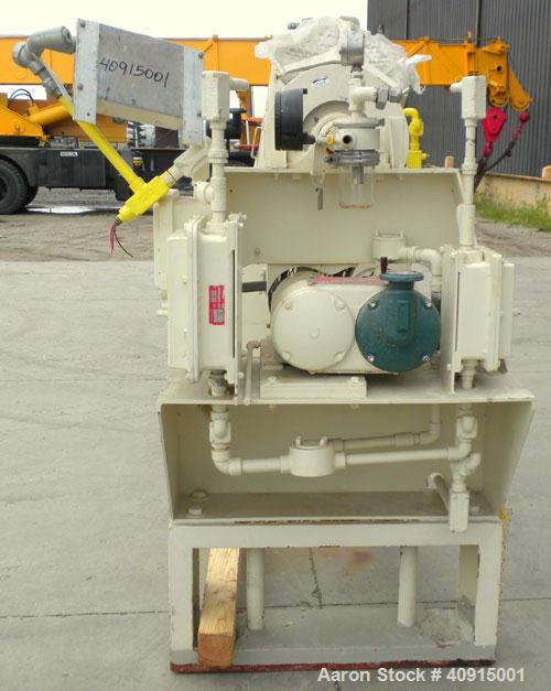Used Patterson Kelley Twin Shell Solids Processor, 2 cubic feet, 304 stainless steel. Maximum material density 100 pounds per cubic foot. Internal rated full vacuum, carbon steel jacket rated 30 psi ...
