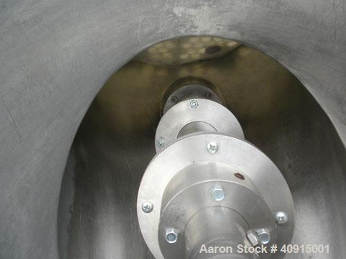 Used Patterson Kelley Twin Shell Solids Processor, 2 cubic feet, 304 stainless steel. Maximum material density 100 pounds per cubic foot. Internal rated full vacuum, carbon steel jacket rated 30 psi ...
