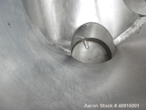 Used Patterson Kelley Twin Shell Solids Processor, 2 cubic feet, 304 stainless steel. Maximum material density 100 pounds per cubic foot. Internal rated full vacuum, carbon steel jacket rated 30 psi ...