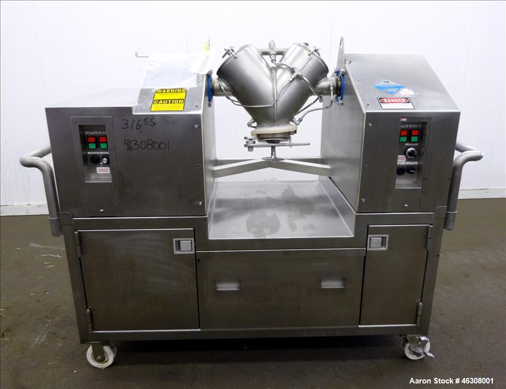 Used: Patterson Kelley Mini Processor 8 Quart Twin Shell Vacuum Dryer