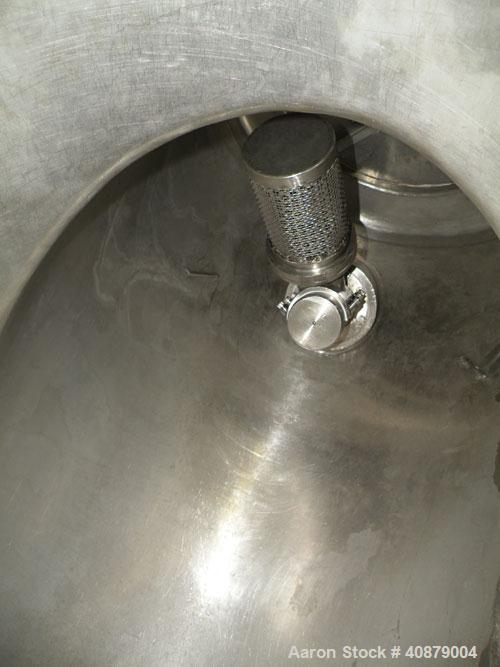 Used Patterson Kelley Twin Shell Vacuum Tumble Dryer, 10 cubic feet, 316 stainless steel. Internal not rated, 304 stainless steeljacket rated 30 psi at 250 deg F. Maximum material density 70 pounds p...