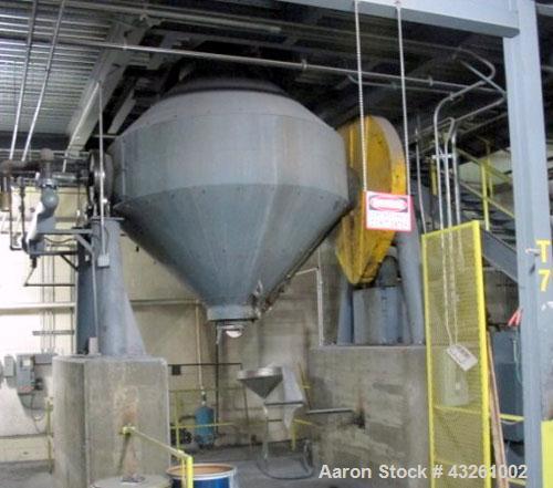 Used Stainless Steel Patterson-Kelley Double Cone Vacuum Dryer