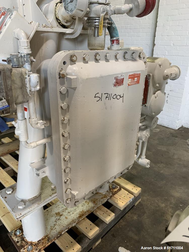 Used Industrial Patterson Kelley Twin Shell Solids Processor – 3 Cubic Feet, Vacuum & XP Motor