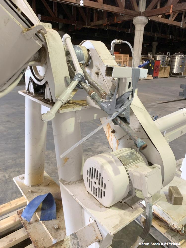 Used Industrial Patterson Kelley Twin Shell Solids Processor – 3 Cubic Feet, Vacuum & XP Motor