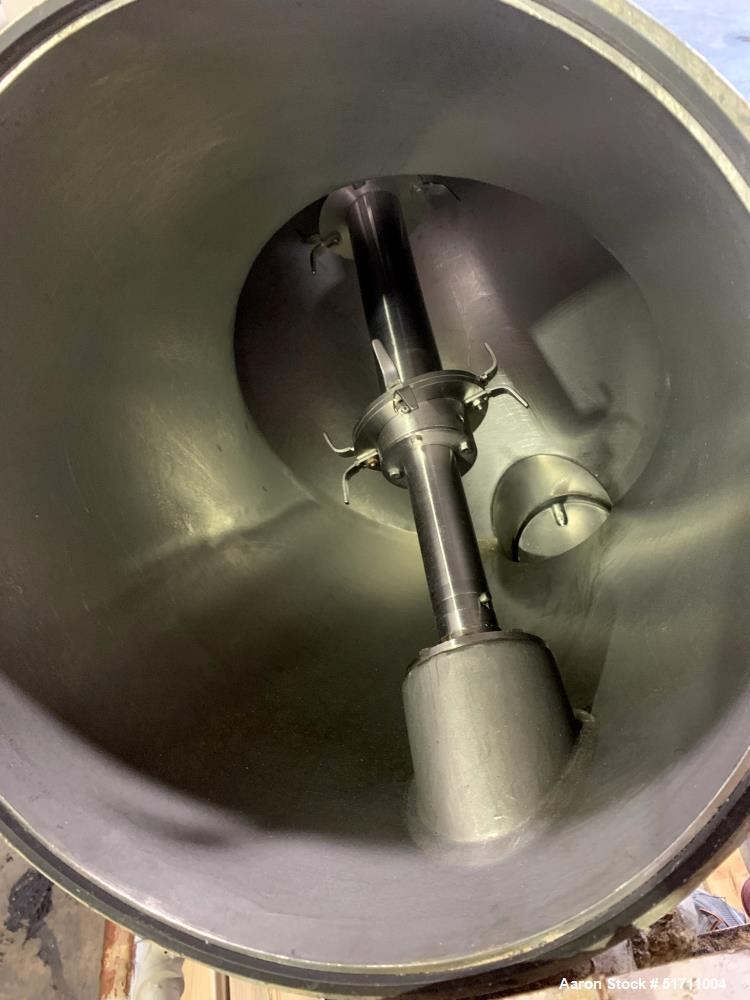 Used Industrial Patterson Kelley Twin Shell Solids Processor – 3 Cubic Feet, Vacuum & XP Motor