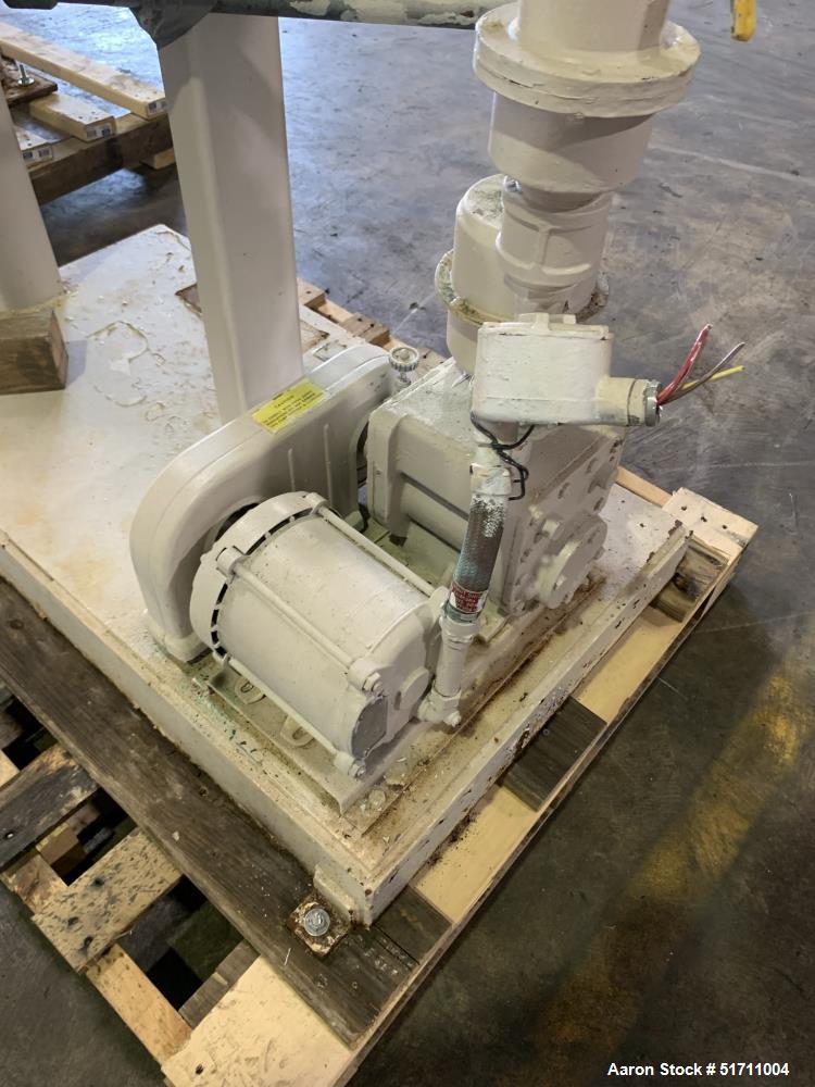 Used Industrial Patterson Kelley Twin Shell Solids Processor – 3 Cubic Feet, Vacuum & XP Motor