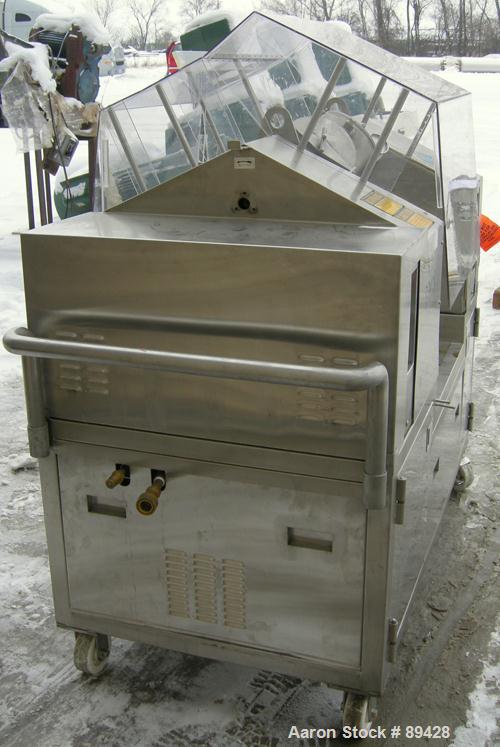 USED: Patterson Kelley mini processor 8 quart (.26 cubic foot) twin shell vacuum dryer, 316 stainless steel. Internal rated FV at 212 deg F, stainless steel jacket rated 30 psi at 212 deg F. Max mate...