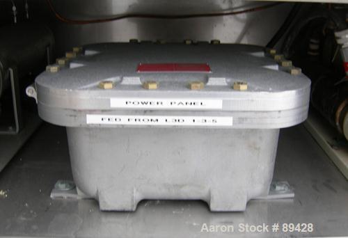 USED: Patterson Kelley mini processor 8 quart (.26 cubic foot) twin shell vacuum dryer, 316 stainless steel. Internal rated FV at 212 deg F, stainless steel jacket rated 30 psi at 212 deg F. Max mate...
