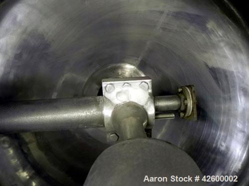 Used Patterson Industries Double Cone Vacuum Dryer. 8.7 Cubic feet working capacity, 12.4 total, Hastelloy C276. Rated 60 pounds per cubic foot. Internal rated full vacuum or 25 psi at 300 deg F, car...