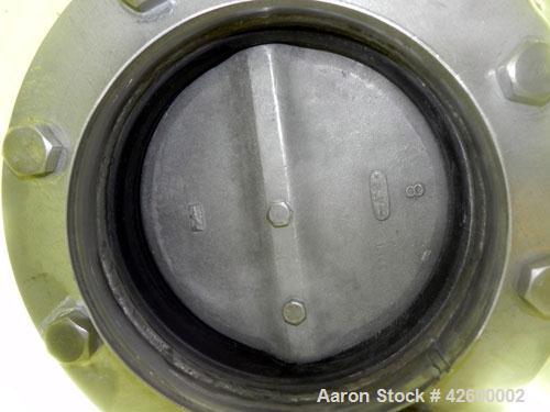 Used Patterson Industries Double Cone Vacuum Dryer. 8.7 Cubic feet working capacity, 12.4 total, Hastelloy C276. Rated 60 pounds per cubic foot. Internal rated full vacuum or 25 psi at 300 deg F, car...