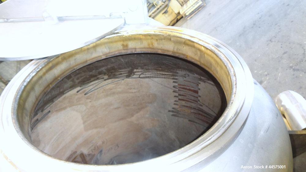 Used Stainless Steel Patterson Industries Twin Shell Vacuum Dryer