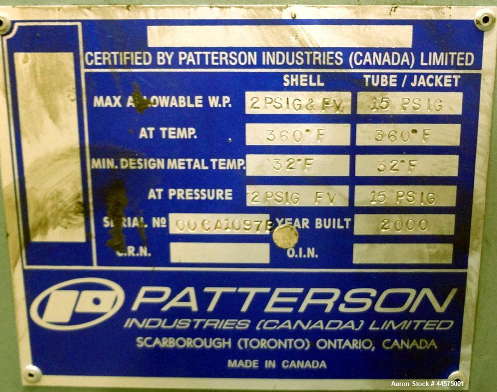 Used Stainless Steel Patterson Industries Twin Shell Vacuum Dryer