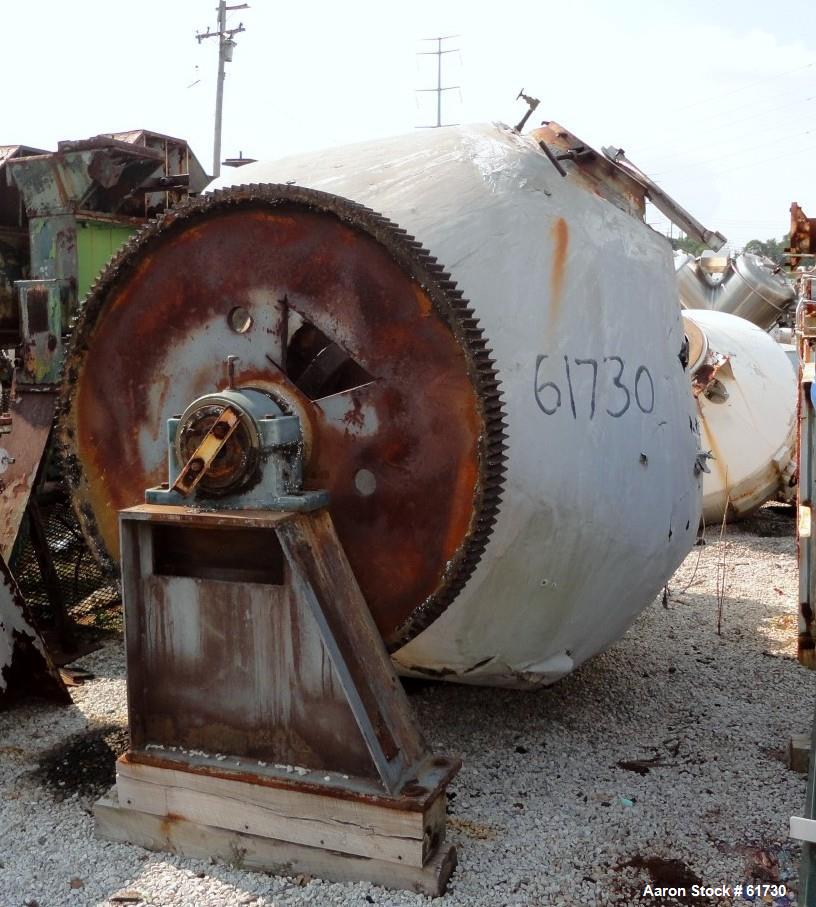 Used Stainless Steel Patterson Industries Double Cone Vacuum Dryer