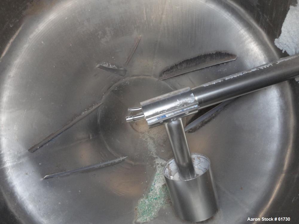 Used Stainless Steel Patterson Industries Double Cone Vacuum Dryer