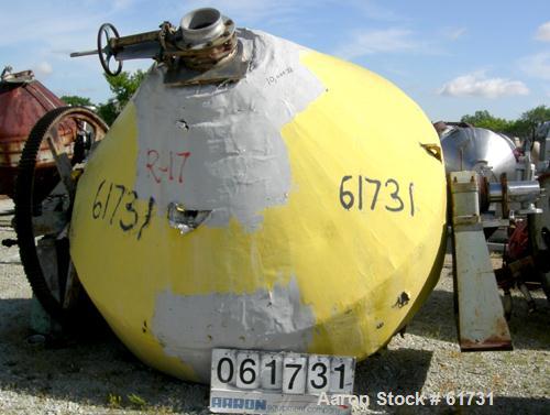 Used Stainless Steel Patterson Industries Double Cone Vacuum Dryer