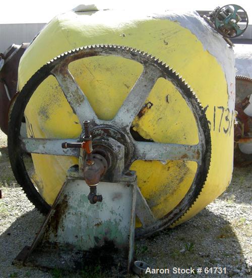 Used Stainless Steel Patterson Industries Double Cone Vacuum Dryer