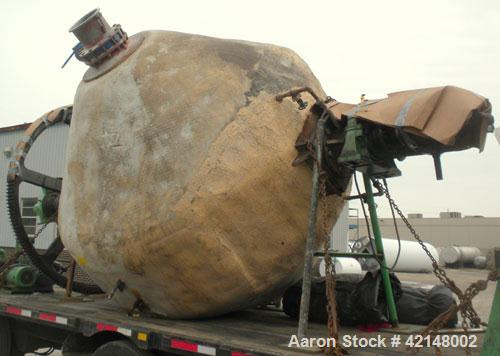 Used Stainless Steel Paul O Abbe Rota-Cone Vacuum Dryer, Model 108 RCVD