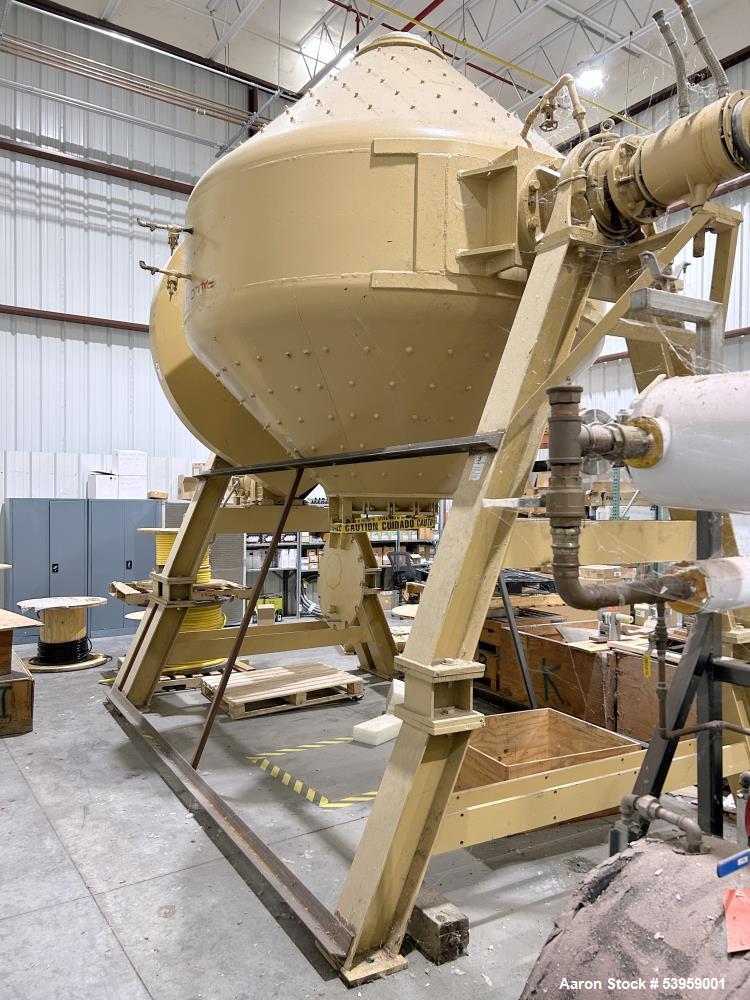 Used Paul O Abbe Rota-Cone Vacuum Dryer, 240 Cu Ft Capacity – Model 108 RCVD, Stainless Steel, Fully Refurbished
