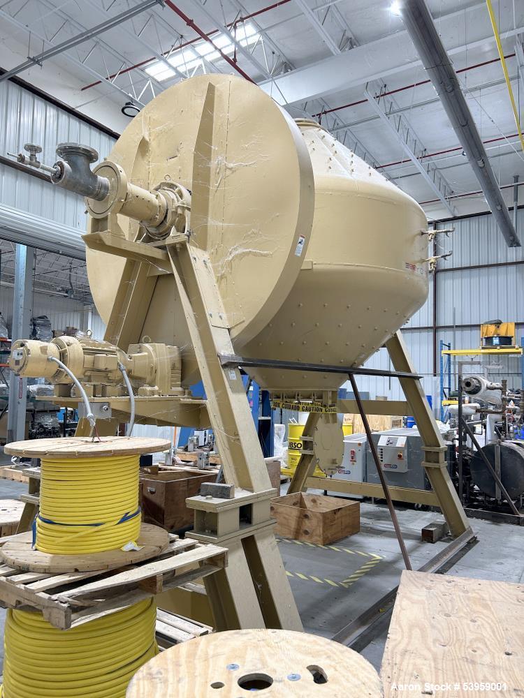 Used Paul O Abbe Rota-Cone Vacuum Dryer, 240 Cu Ft Capacity – Model 108 RCVD, Stainless Steel, Fully Refurbished