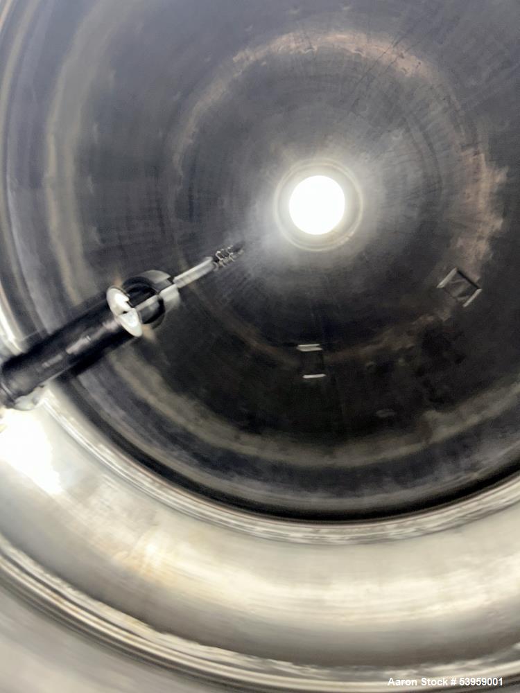 Used Paul O Abbe Rota-Cone Vacuum Dryer, 240 Cu Ft Capacity – Model 108 RCVD, Stainless Steel, Fully Refurbished