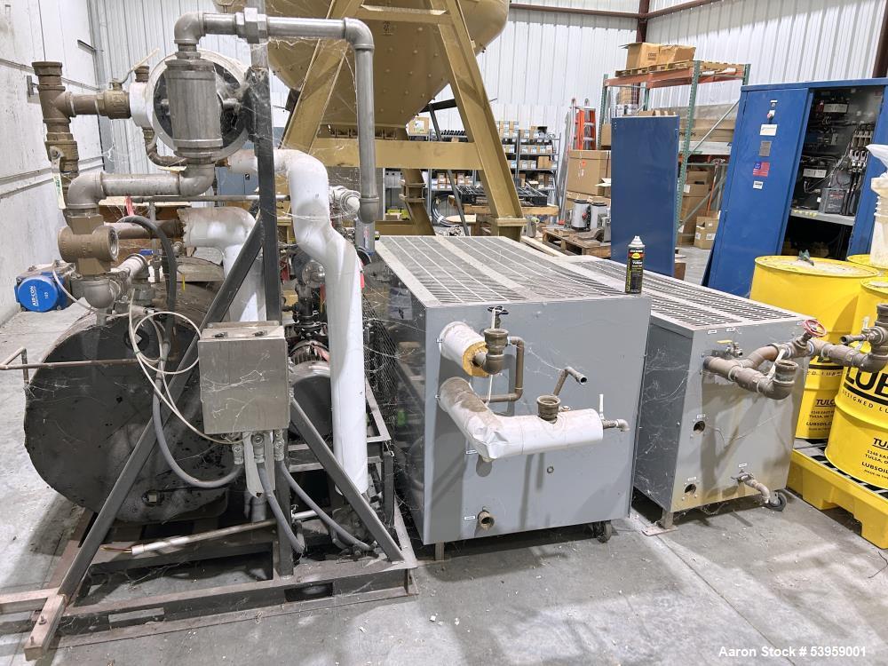 Used Paul O Abbe Rota-Cone Vacuum Dryer, 240 Cu Ft Capacity – Model 108 RCVD, Stainless Steel, Fully Refurbished