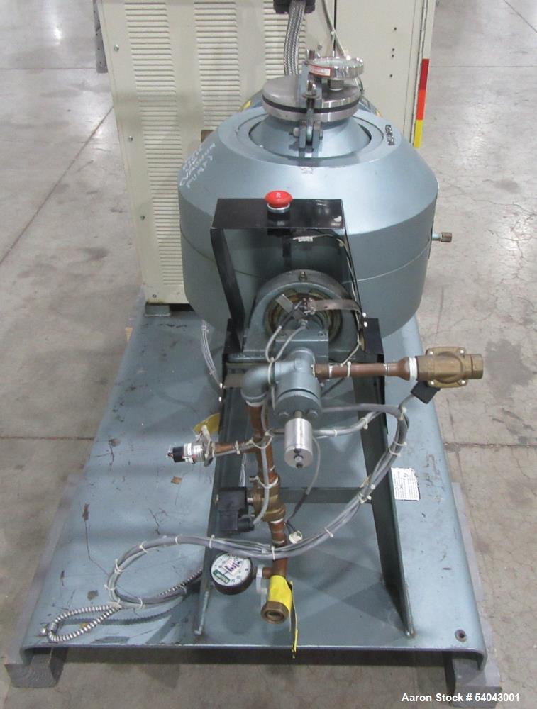 Used Paul O. Abbe 12" Rota-Cone Vacuum Dryer – 0.5 CuFt, T316 Stainless, Skid-Mounted with Sterlco Heater
