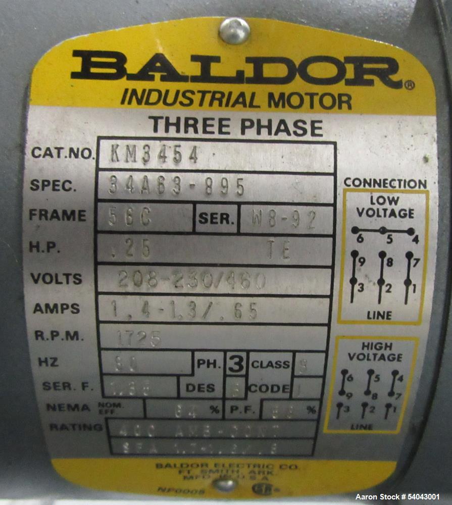 Used Paul O. Abbe 12" Rota-Cone Vacuum Dryer – 0.5 CuFt, T316 Stainless, Skid-Mounted with Sterlco Heater